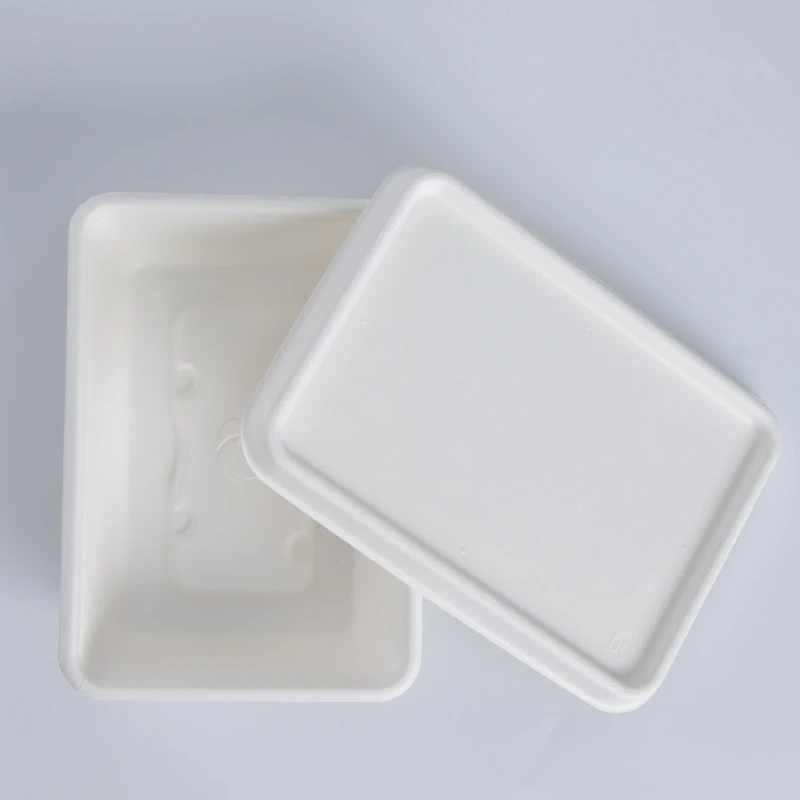 外卖食品的可堆肥方盒